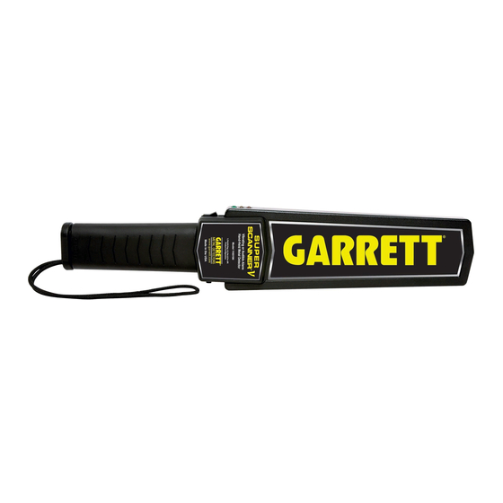 Garrett SuperScanner Manuales