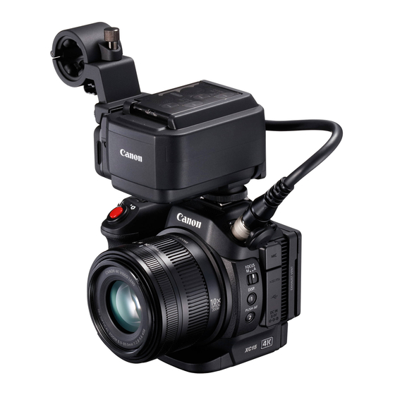 Canon XC15 Manual De Instrucciones