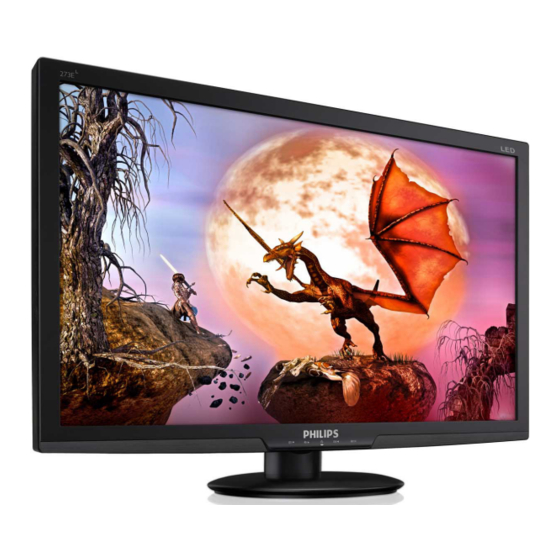 Philips 273E3L Manual De Usuario