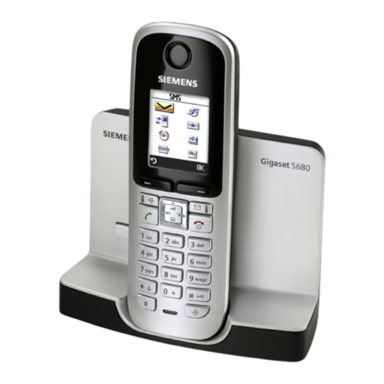 Siemens Gigaset S680 Manual Del Usuario