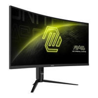 MSI MAG 342CQR E2 Guía De Usuario