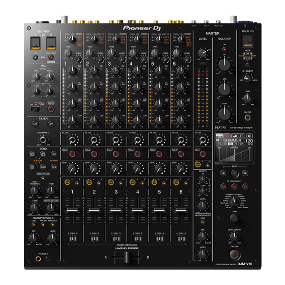 PIONEER DJ DJM-V10 Manuales