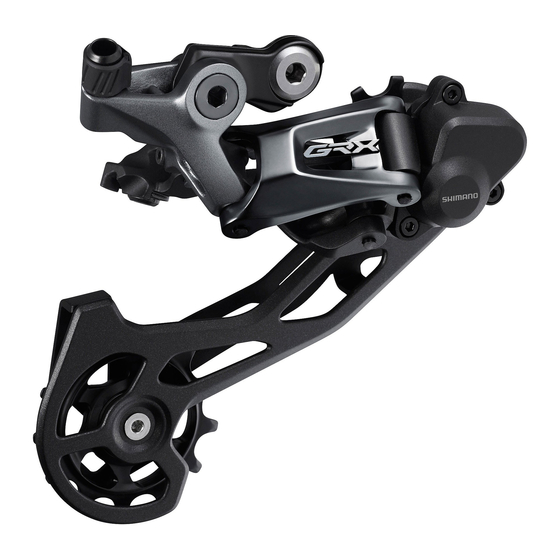 Shimano GRX RD-RX810 Manual Del Distribuidor