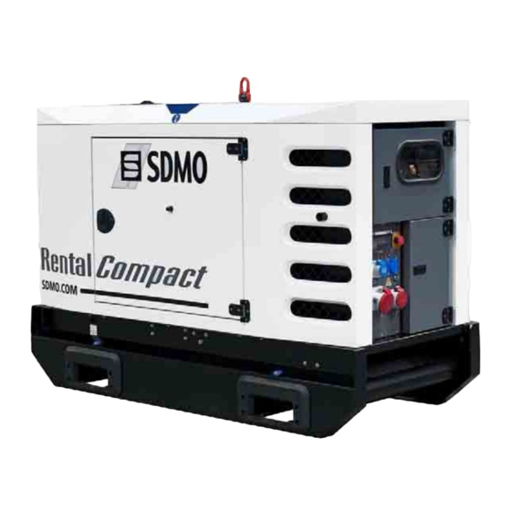 SDMO RENTAL COMPACT Manual De Uso Y Mantenimiento
