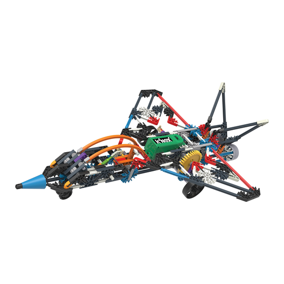 K'Nex IMAGINE TURBO JET 2-IN-1 Building Set 16004 Instrucciones De Montaje