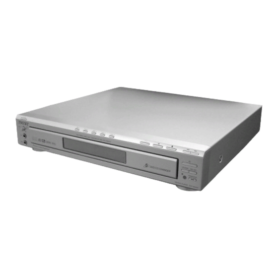 Sony DVP-NC60K Manual De Instrucciones