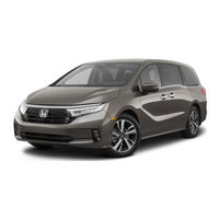 Honda Odyssey 2021 Manual Del Usuario