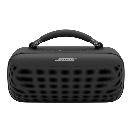Bose SOUNDLINK MAX Manual Del Usuario