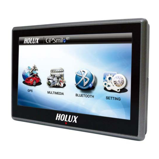 Holux GPSmile 61 NAV iSlim Manuales