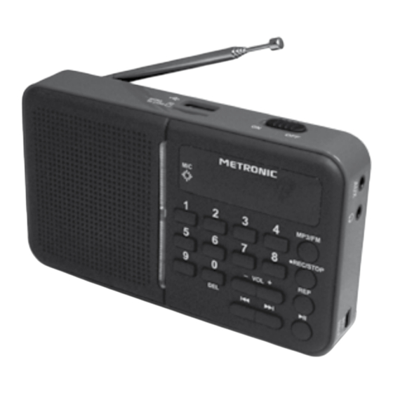 Metronic MET615 Manual De Instrucciones