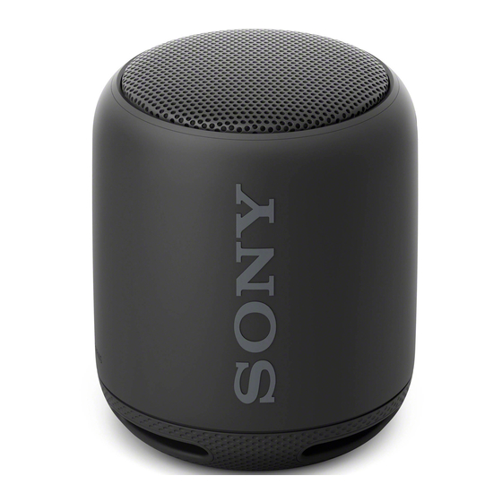 Sony SRS-XB10 Guía De Referencia