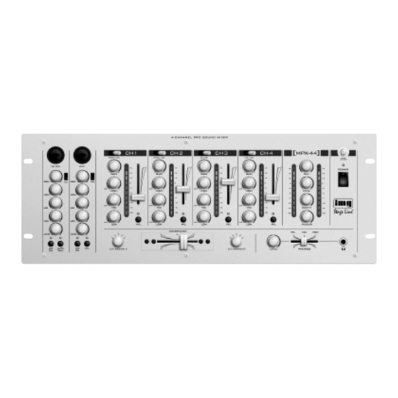 IMG STAGELINE MPX-44 Manual De Instrucciones