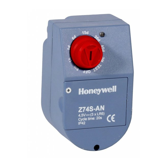 Honeywell Z74S-AN Instrucciones De Montaje