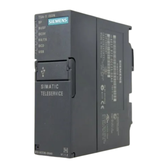 Siemens SIMATIC TS Manuales