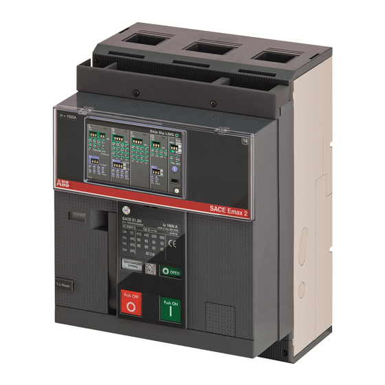 ABB SACE Emax 2 Manual De Instrucciones