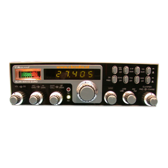 Midland ALAN 8001S Manual De Instrucciones