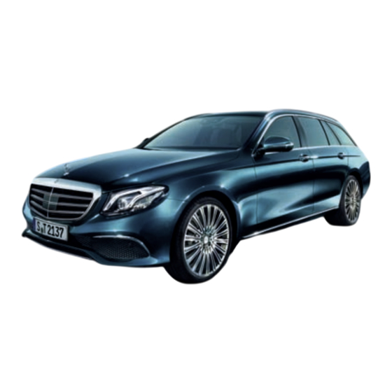 Mercedes-Benz Clase E Estate 2017 Instrucciones De Servicio