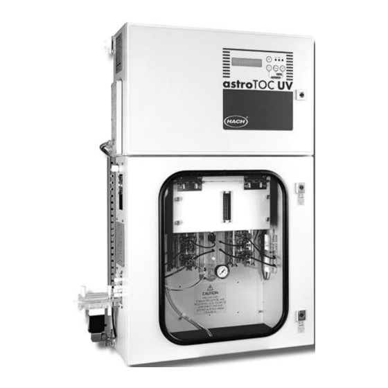 Hach astroTOC UV/Turbo Analyzer Manual Básico Del Usuario