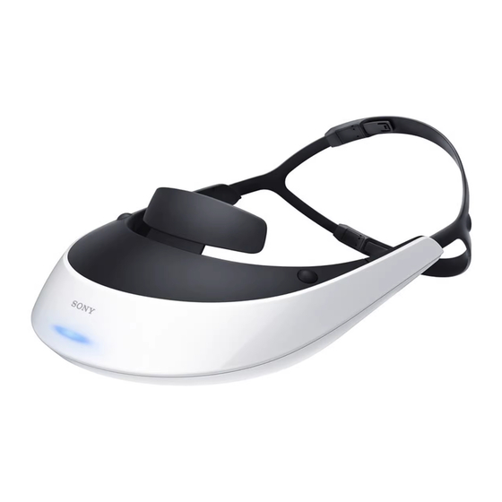 Sony HMZ-T2 Guía De Referencia
