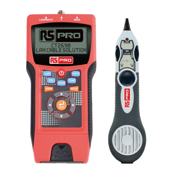 RS Pro CT2670 Manual De Instrucciones