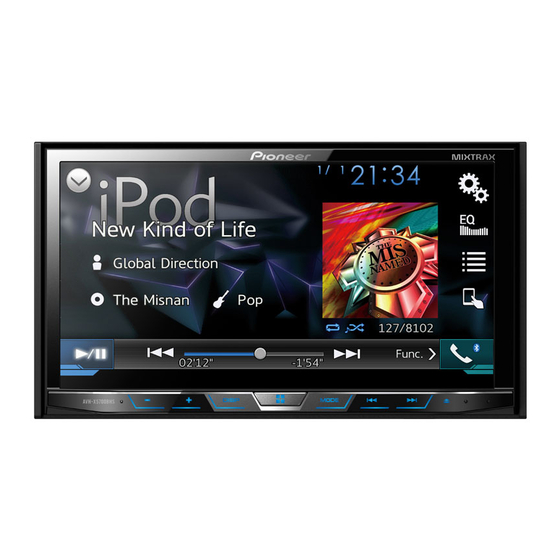 Pioneer AVH-X5700BHS Manual De Instrucciones