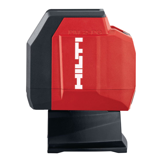 Hilti PM 2-PG Manual De Instrucciones Original