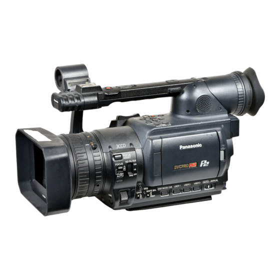 Panasonic AG-HVX201AE Manuales