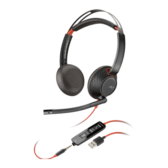 Plantronics Blackwire 5200 Serie Guia Del Usuario