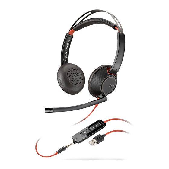 Plantronics Blackwire 5200 Serie Guia Del Usuario