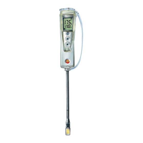 testo 270 Instrucciones Breves