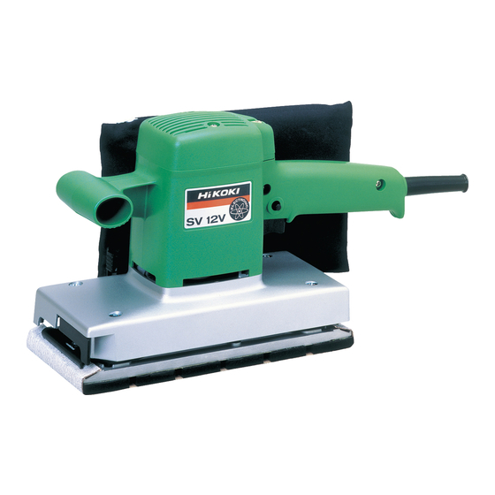 HIKOKI SV 12V Instrucciones De Manejo