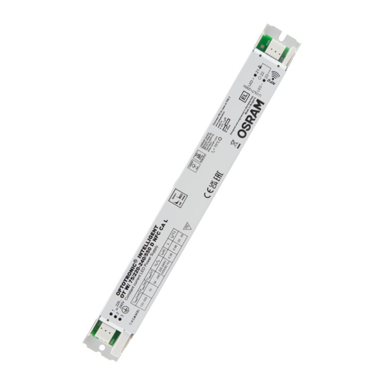 Osram OPTOTRONIC OT Wi 35/220-240/400 D NFC CA L Manual De Instrucciones