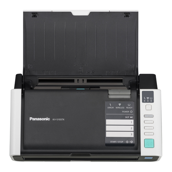 Panasonic KV-S1037X Manual De Funcionamiento