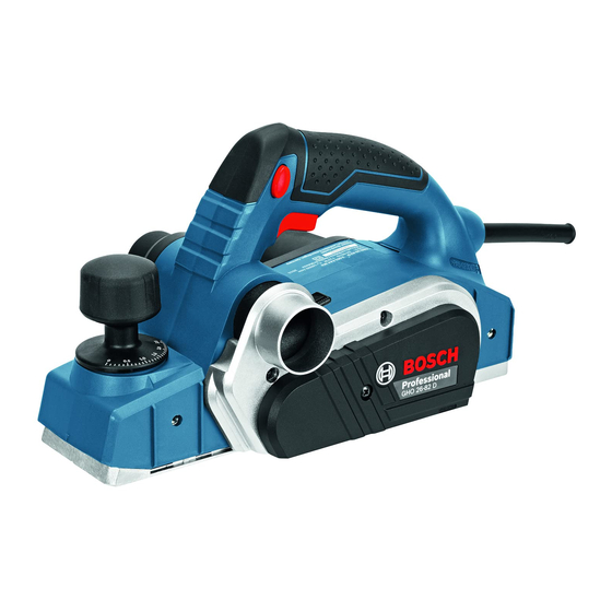 Bosch GHO Professional 26-82 D Manual Original