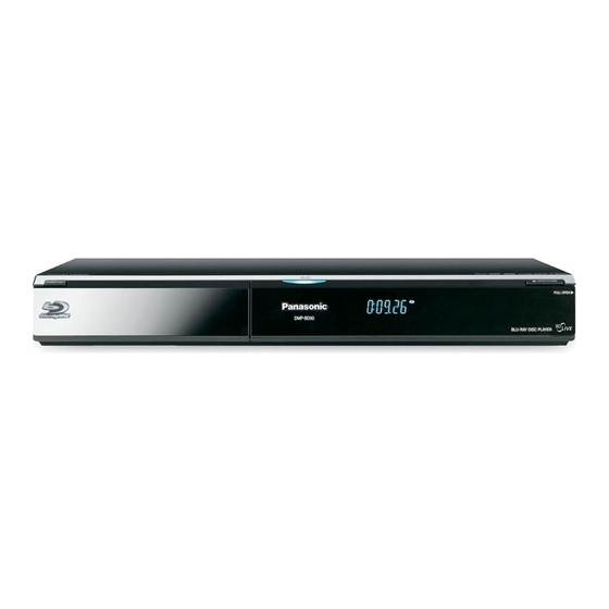Panasonic DMP-BD50 Instrucciones De Funcionamiento