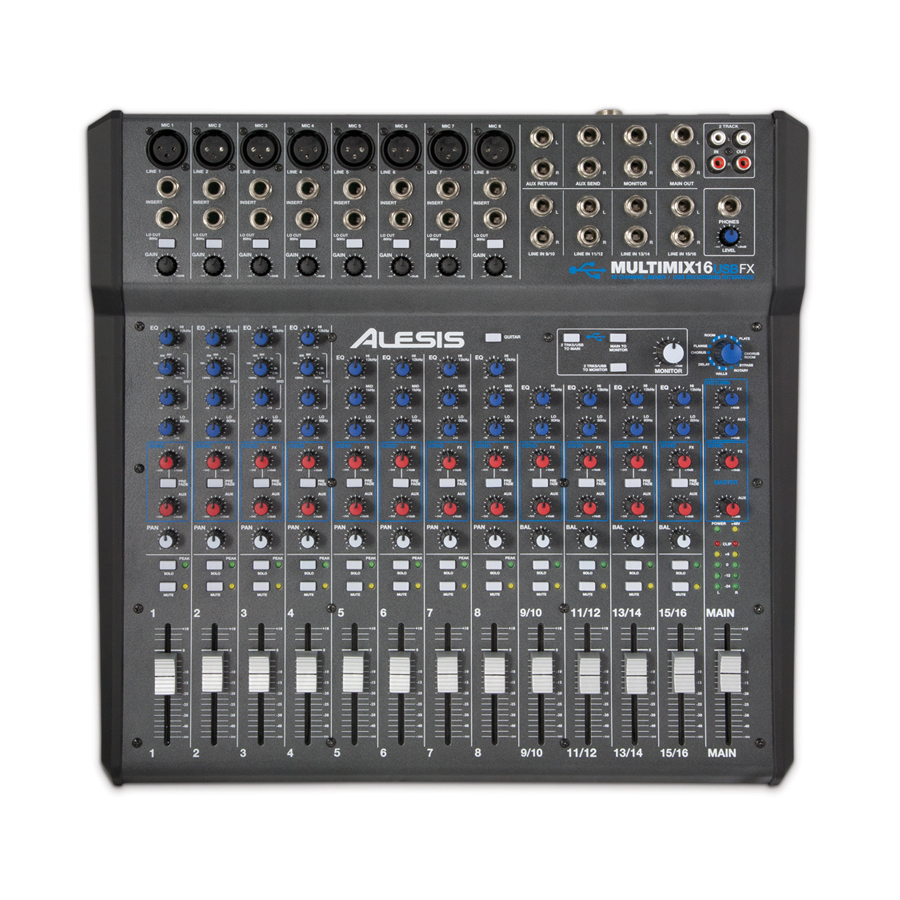 Alesis MULTIMIX  16 USB FX Guia Del Usuario