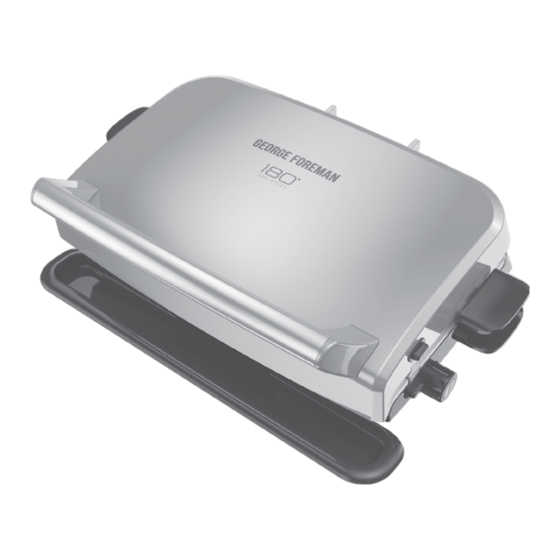 George Foreman GRP180P Manuales