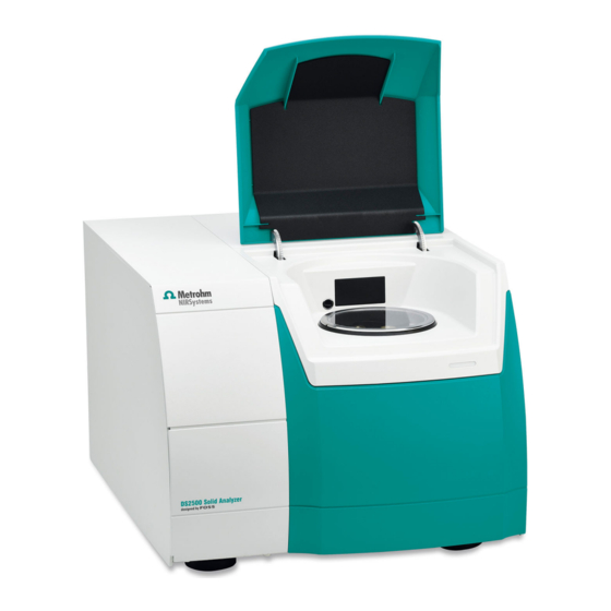 Metrohm DS2500 Manual