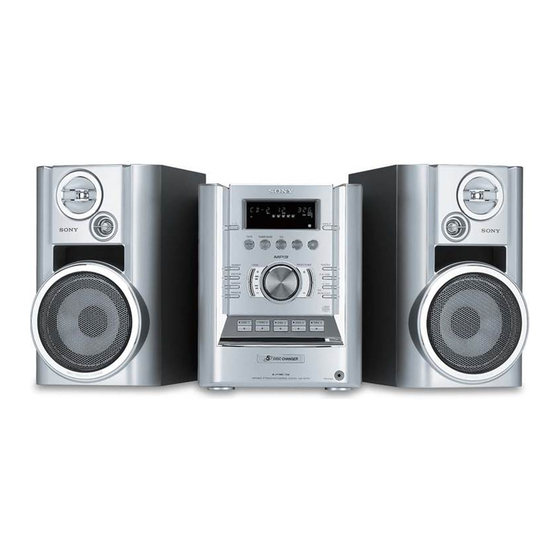 Sony CMT-HP7 Manual De Instrucciones