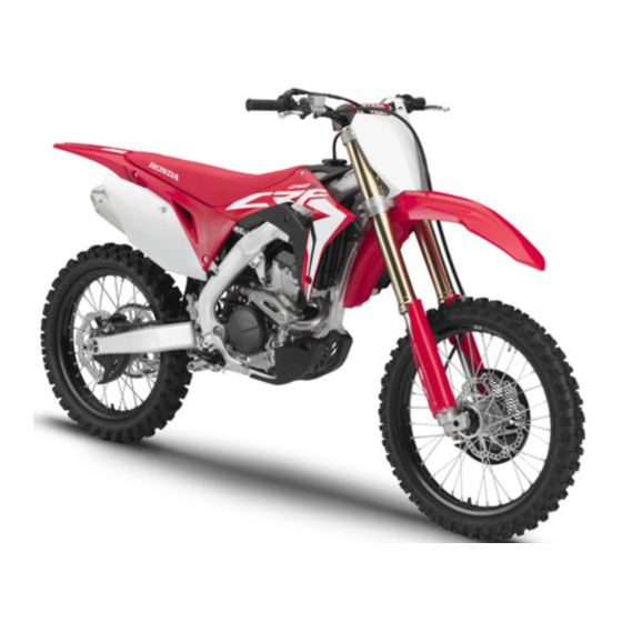 Honda CRF250R Manual Del Propietário