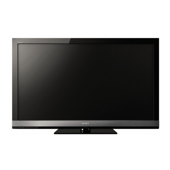 Sony BRAVIA KDL-60EX703 Manual De Instrucciones