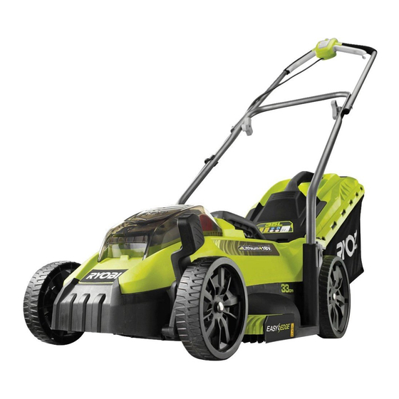 Ryobi RLM18X33H40F Manuales