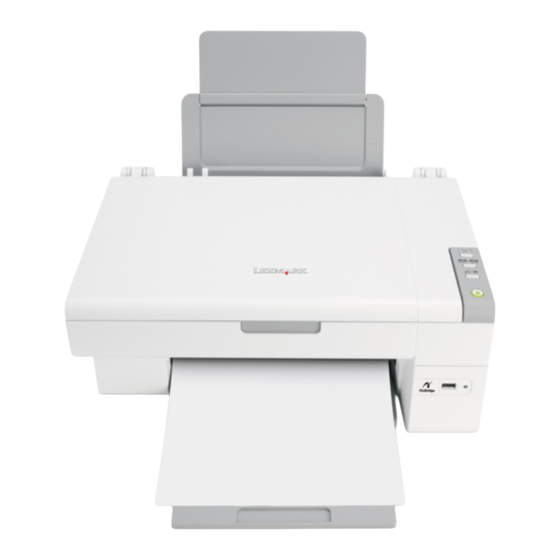 Lexmark 2400 Serie Introducción