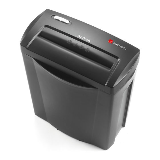 Rexel Home Manual De Instrucciones