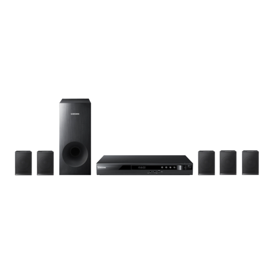 Samsung HT-D330K Manual Del Usuario