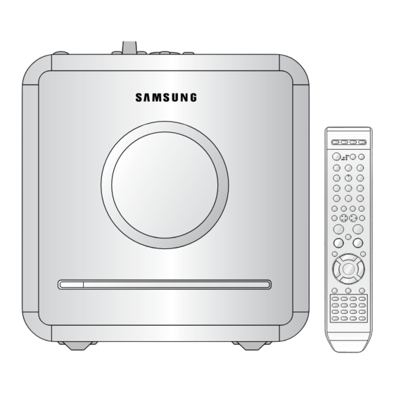 Samsung MM-DX7 Manual De Instrucciones