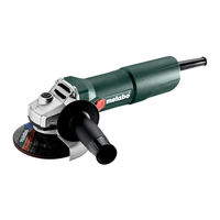 Metabo W 1100-125 Manual Original