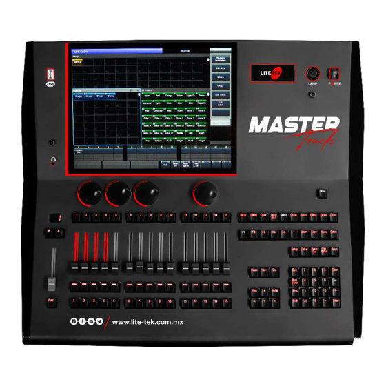 Lite Tek MASTER TOUCH Manual De Usuario