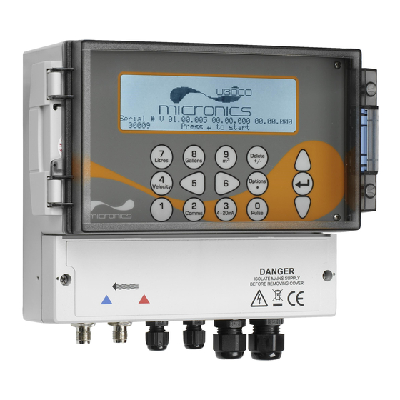 Micronics U3000 Manual De Usuario