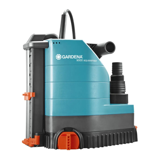 Gardena 9000 aquasensor Manual De Instrucciones